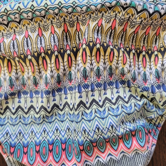 Next Multicolored Two Piece Swimsuit Size women's Small/Medium 34B 34C - Picture 7 of 11